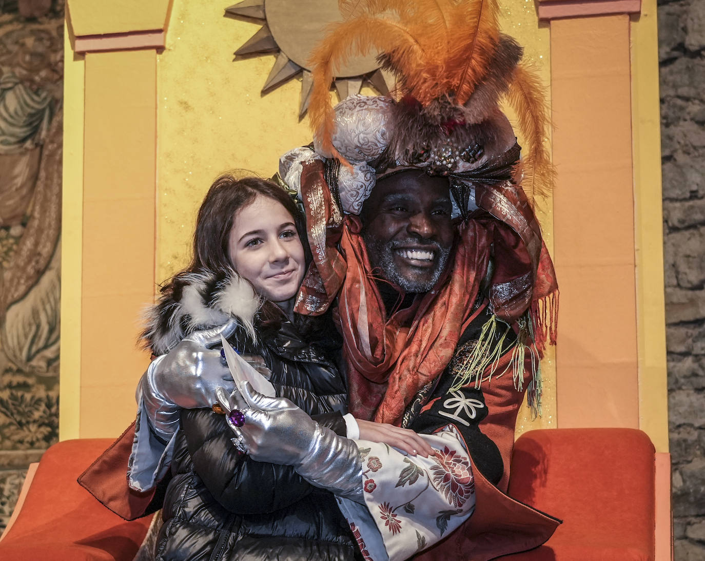 La llegada de los Reyes Magos a Vitoria, en imágenes