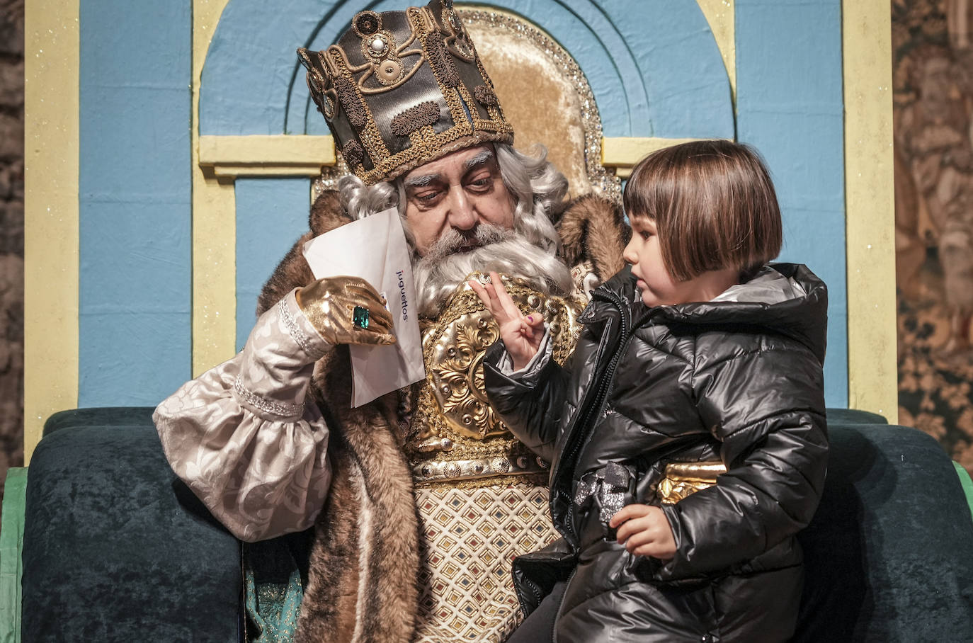 La llegada de los Reyes Magos a Vitoria, en imágenes