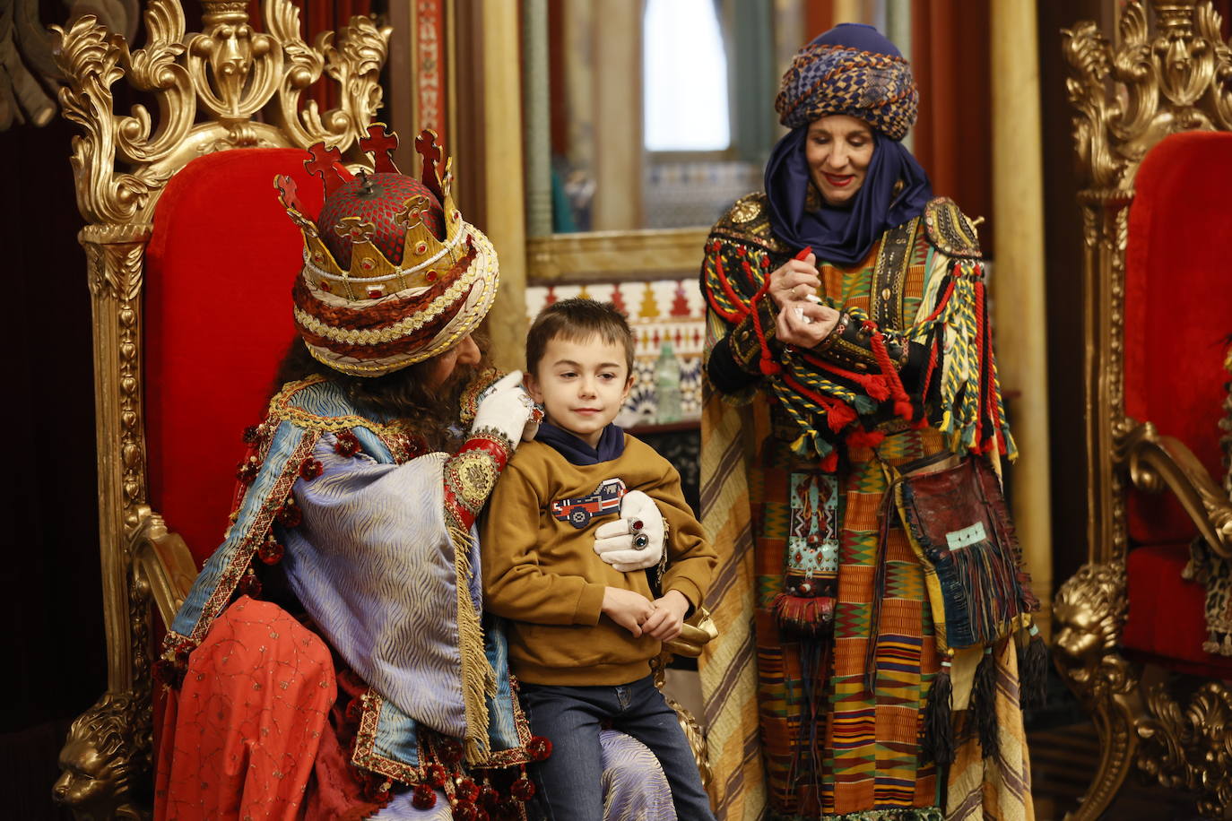 Recepción de los Reyes Magos en el Ayuntamiento de Bilbao