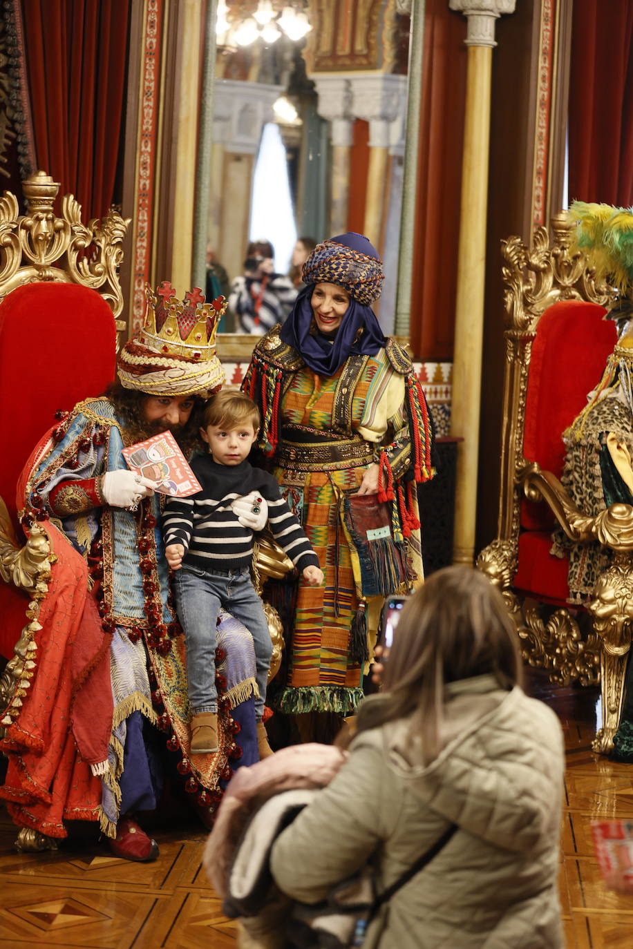 Recepción de los Reyes Magos en el Ayuntamiento de Bilbao