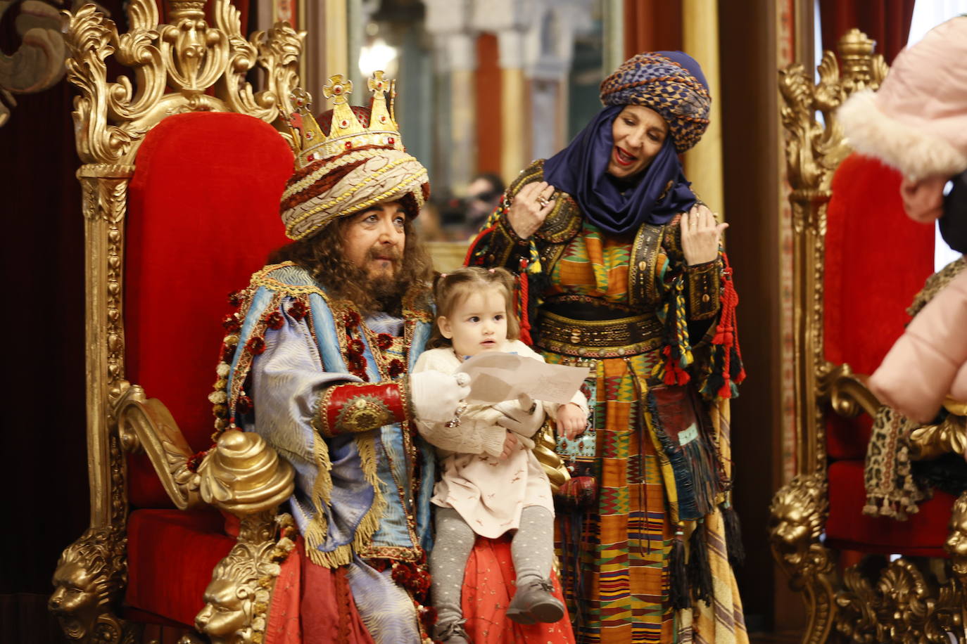 Recepción de los Reyes Magos en el Ayuntamiento de Bilbao