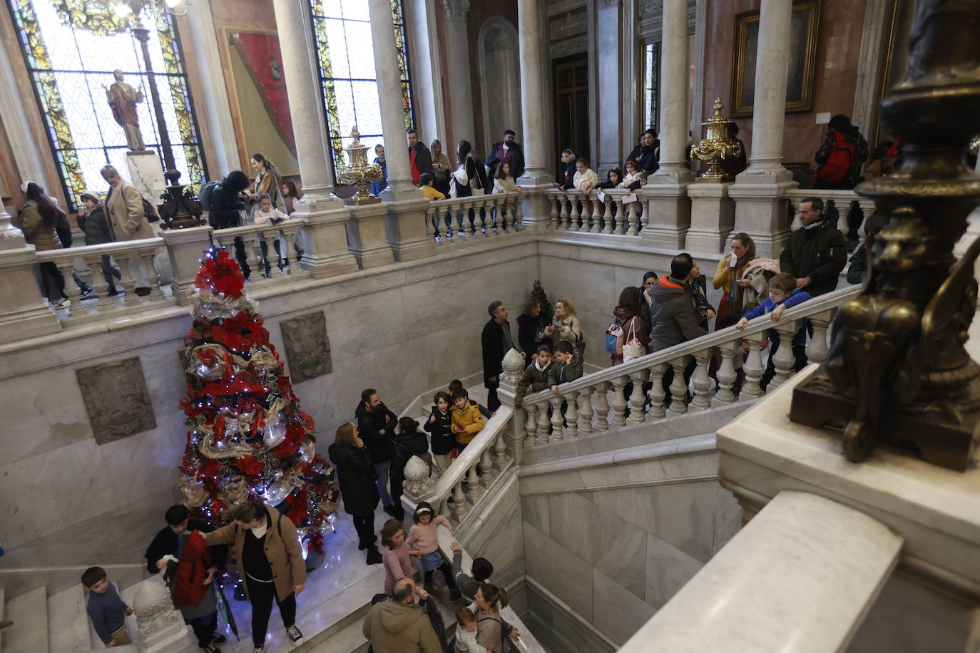 Recepción de los Reyes Magos en el Ayuntamiento de Bilbao