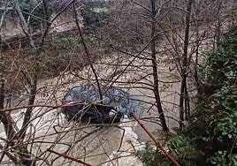 El vehículo accidentado.