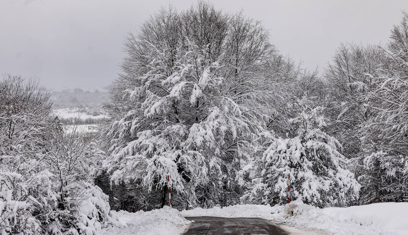 El invierno se instala en Álava