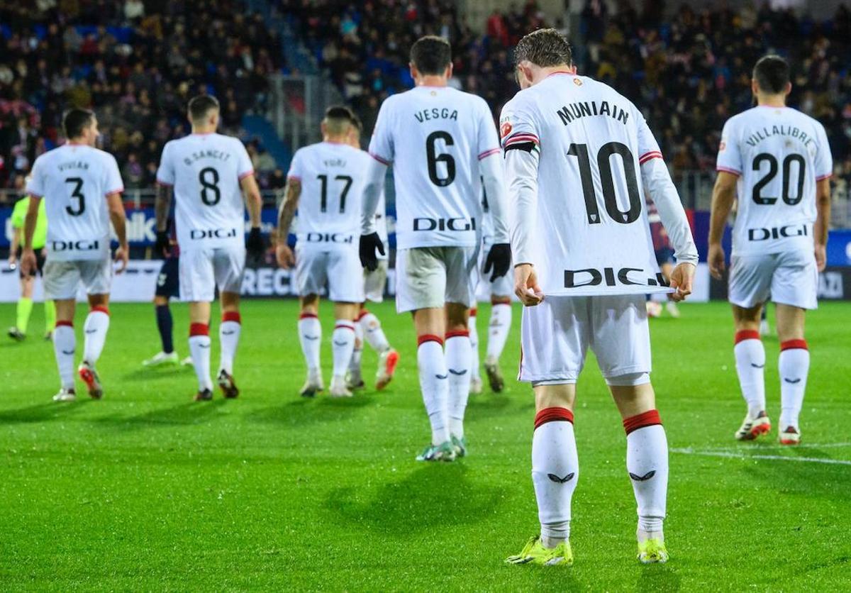 Muniain celebró así su golazo ante el Eibar.