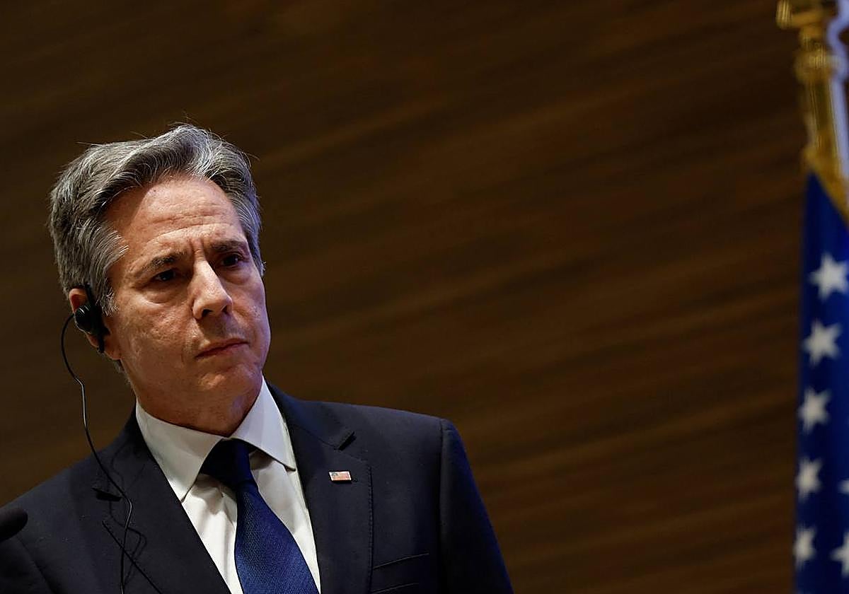 El secretario de Estado norteamericano, Antony Blinken, en Oriente Medio.