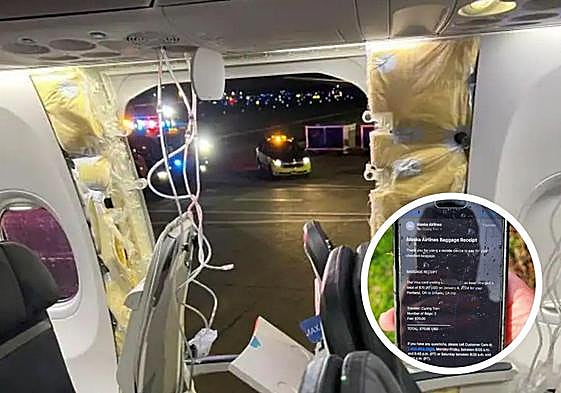 Hallan intacto un móvil que cayó desde 5.000 metros del Boeing 9 Max que perdió una puerta en pleno vuelo
