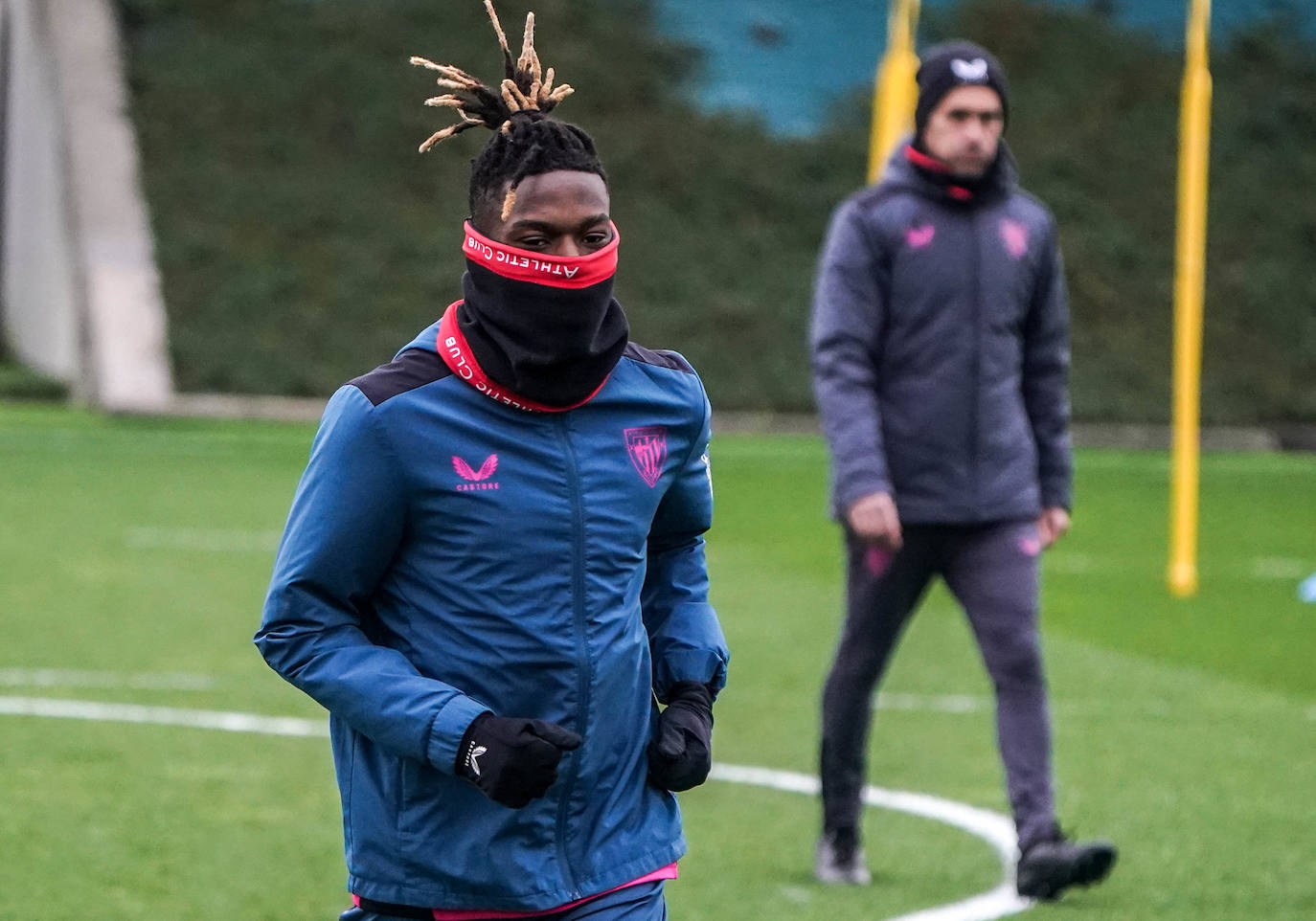 Nico, en la sesión en solitario de este miércoles