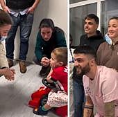 El bonito gesto de los jugadores del Athletic con los niños hospitalizados en Cruces