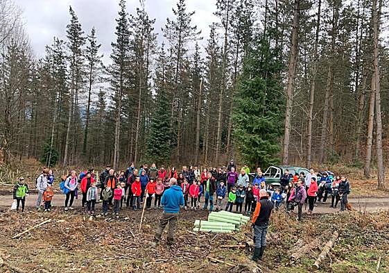 Los vecinos se reunirán durante dos sábados de este mes para plantar árboles en Elorrio.