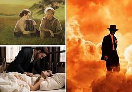 'Memorias de África', 'Semmelweis' eta 'Oppenheimer' filmen irudi batzuk.