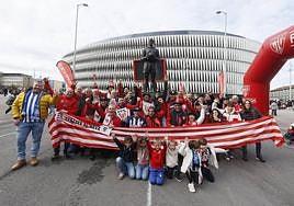 El ambiente previo al derbi, en imágenes