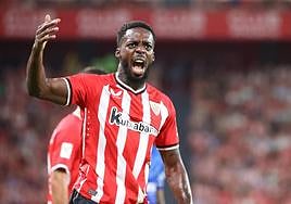 Williams, en un partido con el Athletic.