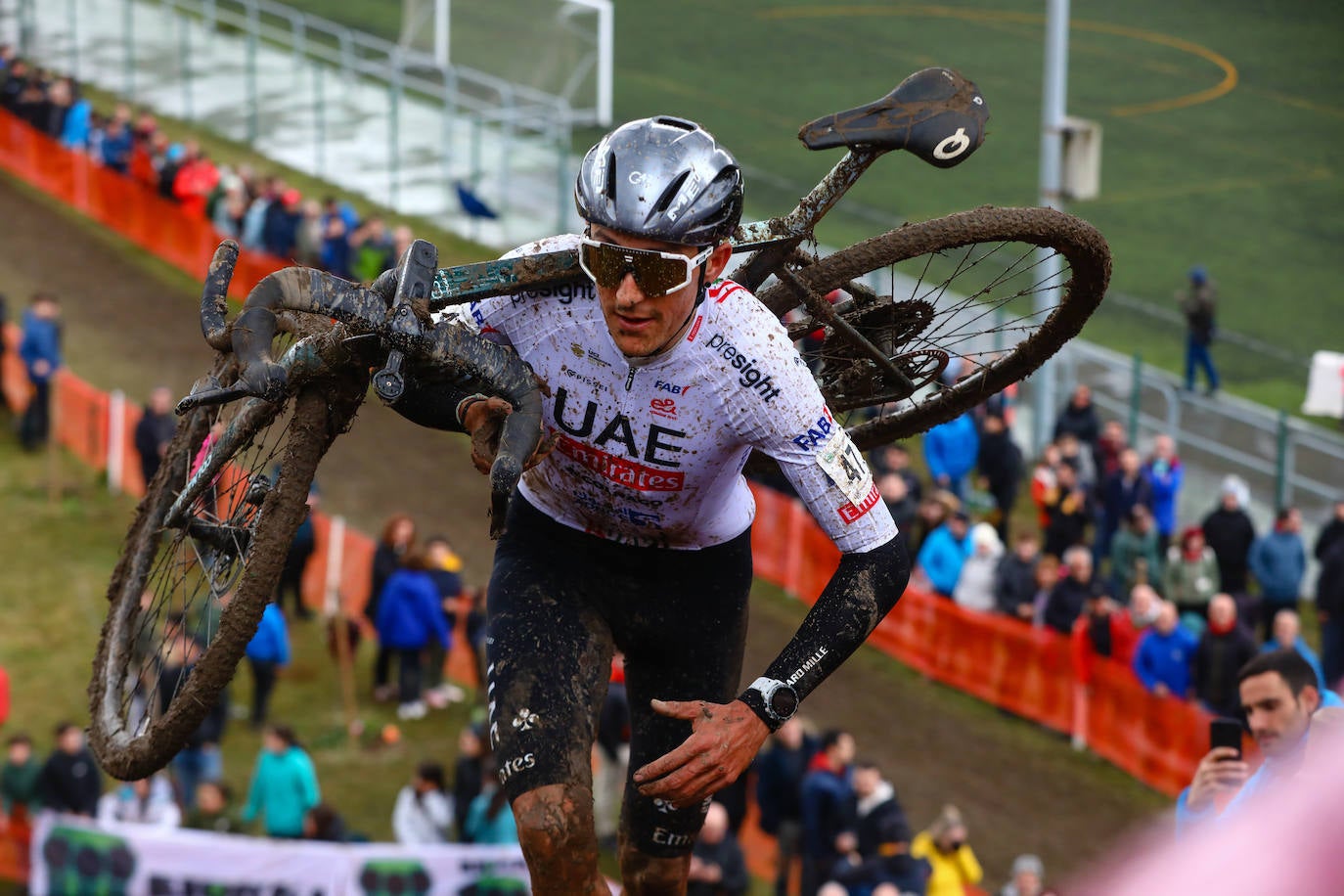 Campeonato de España de ciclocross celebrado en Amurrio. Gorka Corres se cuelga el bronce