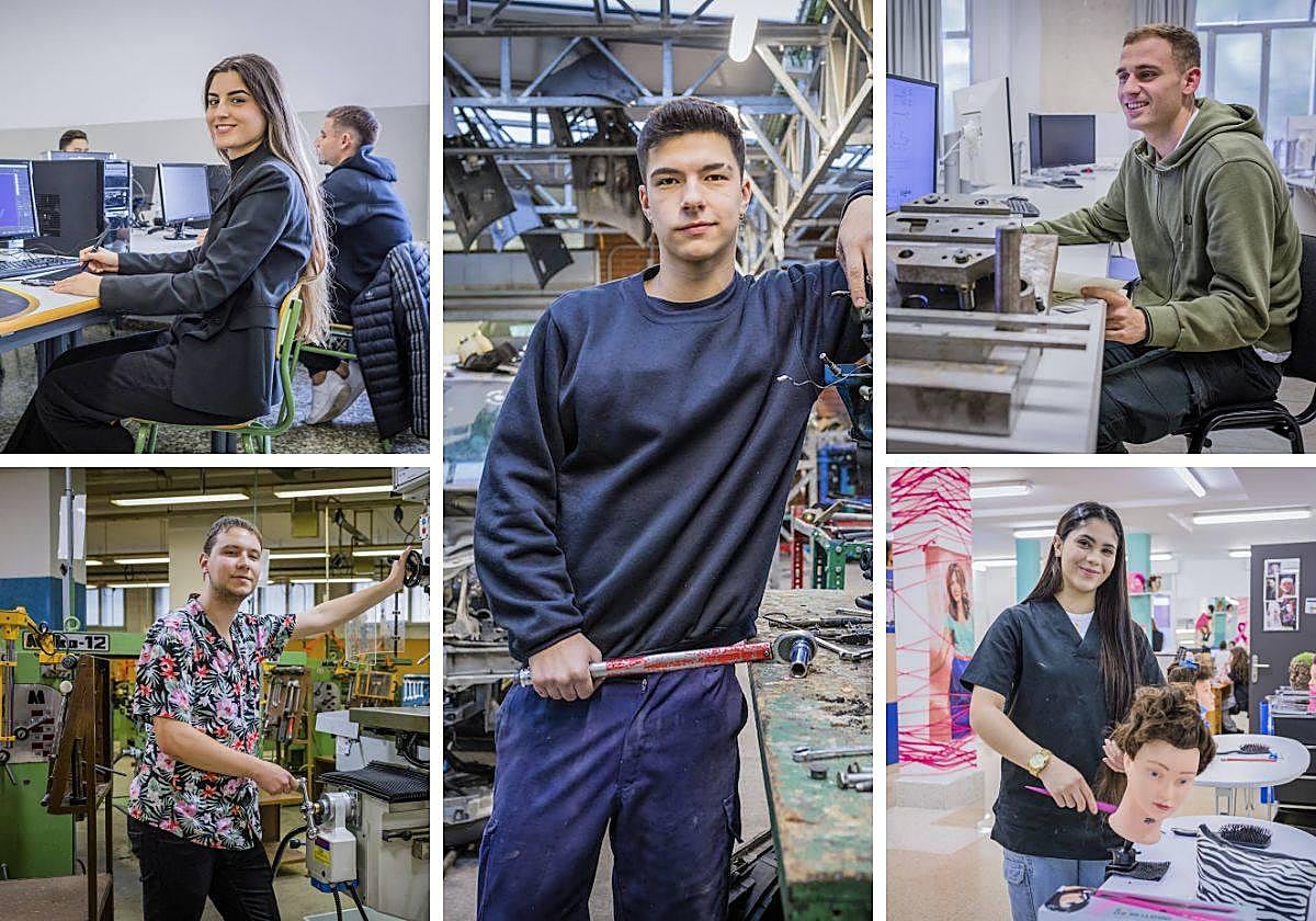 Lecciones de cinco alumnos alaveses de FP para esquivar el fracaso escolar y triunfar