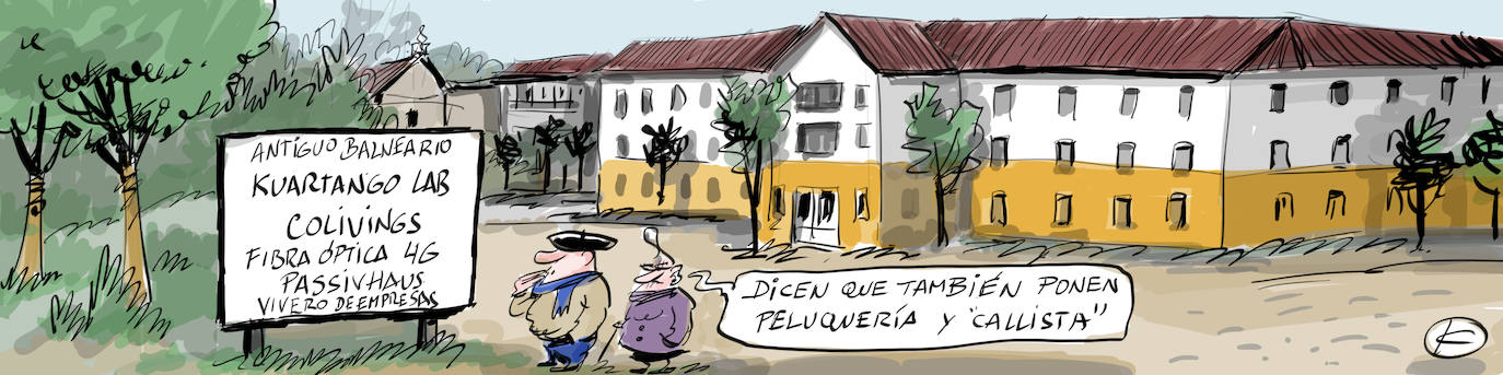 La viñeta de Cerrajería y la transformación del Balneario de Kuartango