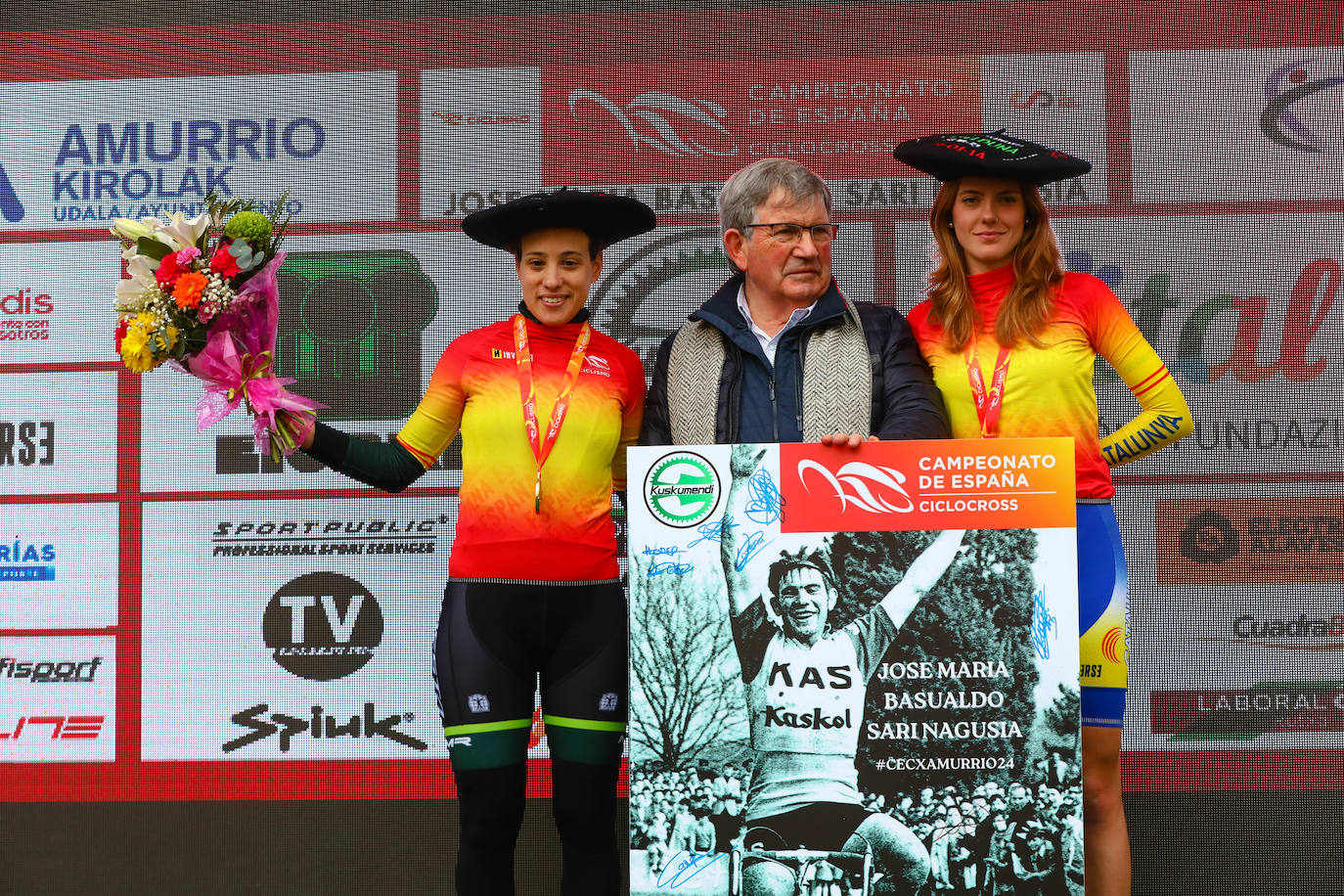 Campeonato de España de ciclocross celebrado en Amurrio. Gorka Corres se cuelga el bronce