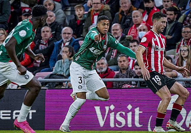 José de León, en su debut oficial como albiazul.