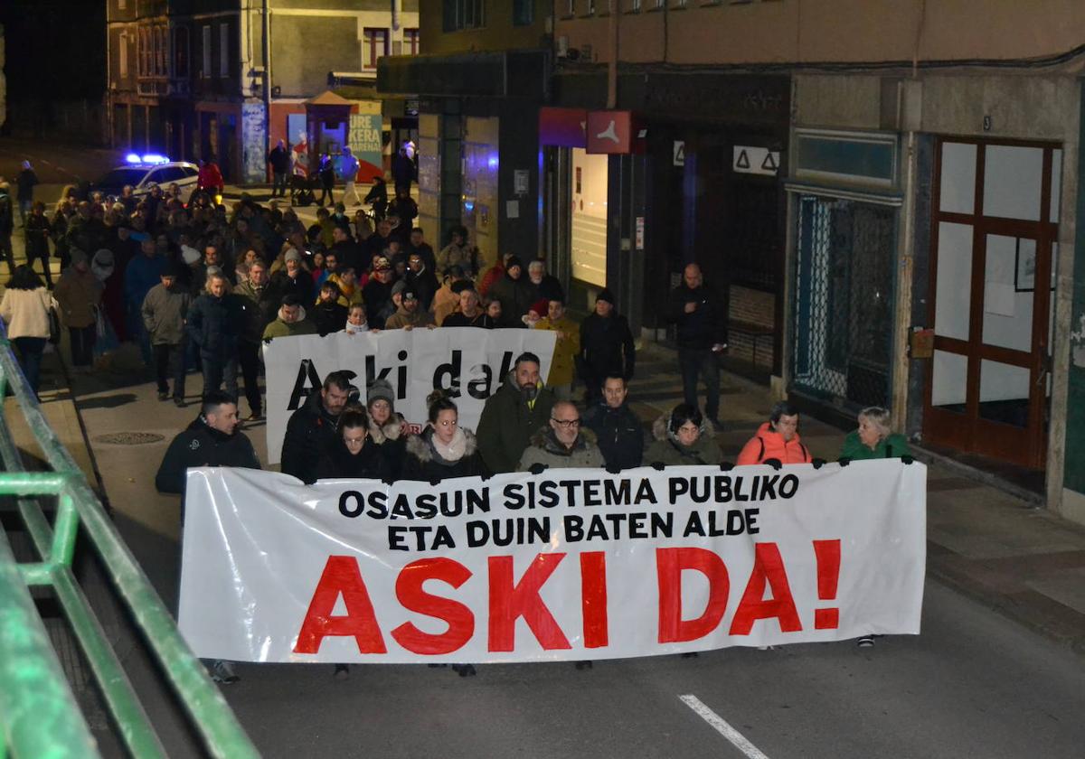 La manifestación ha tenido una enorme asistencia.