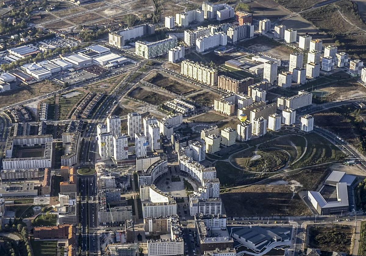 Vista aérea de Vitoria.