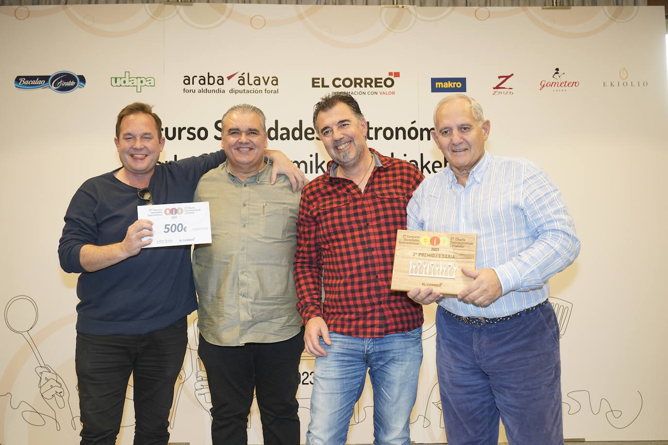 Álvaro Aguayo, Lucas Prados, Fernando Santamaría y Guillermo Bello (Zabaldegia).