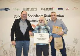 Ganadores de la 27 edición del Concurso de Sociedades Gastronómicas de Álava organizado por EL CORREO