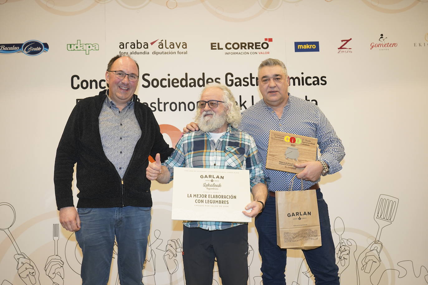 Ganadores de la 27 edición del Concurso de Sociedades Gastronómicas de Álava organizado por EL CORREO