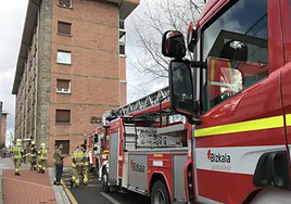 Imagen de una intervención de los Bomberos en Barakaldo.