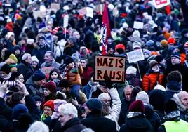 Protestas masivas en Alemania contra el proyecto migratorio de Alternativa para Alemania.
