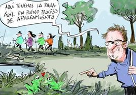 La viñeta de Cerrajería, la amenazada rana ágil y el jardín botánico de Vitoria