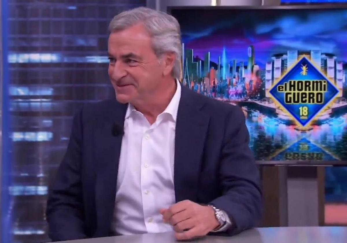 Carlos Sáinz, durante su entrevista en 'El Hormiguero'.