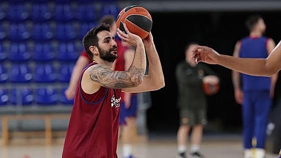 Ricky Rubio ya entrena al 100% con el primer equipo del Barça
