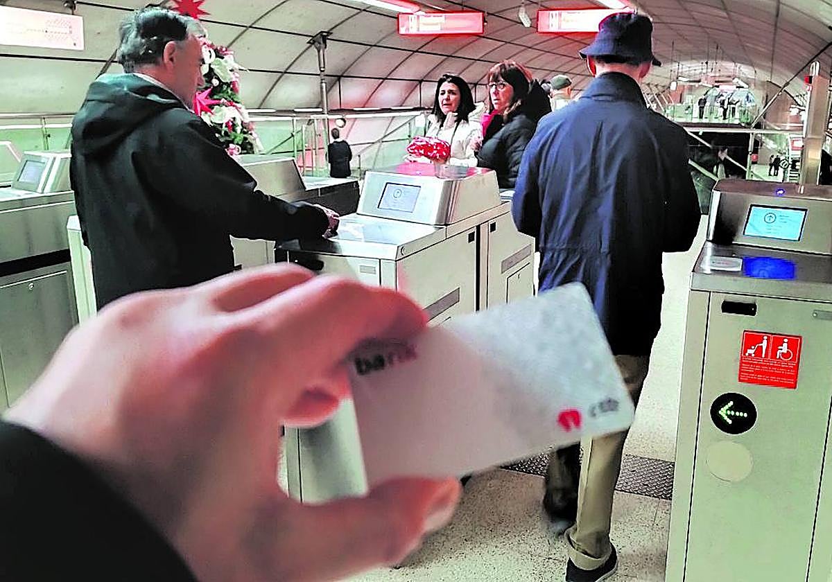 Los viajes con Barik en Metro Bilbao no tienen descuento desde el 14 de enero.