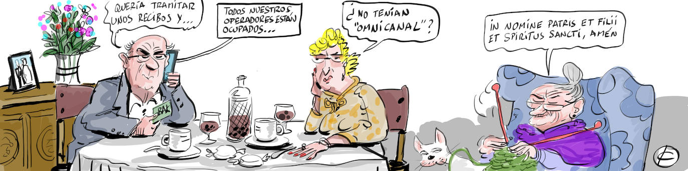 La viñeta de Cerrajería y los trámites que los vitorianos pueden hacer con su móvil