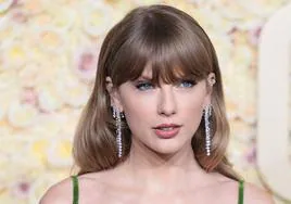 Taylor Swift en una imagen de la gala de los Globos de Oro el pasado enero.