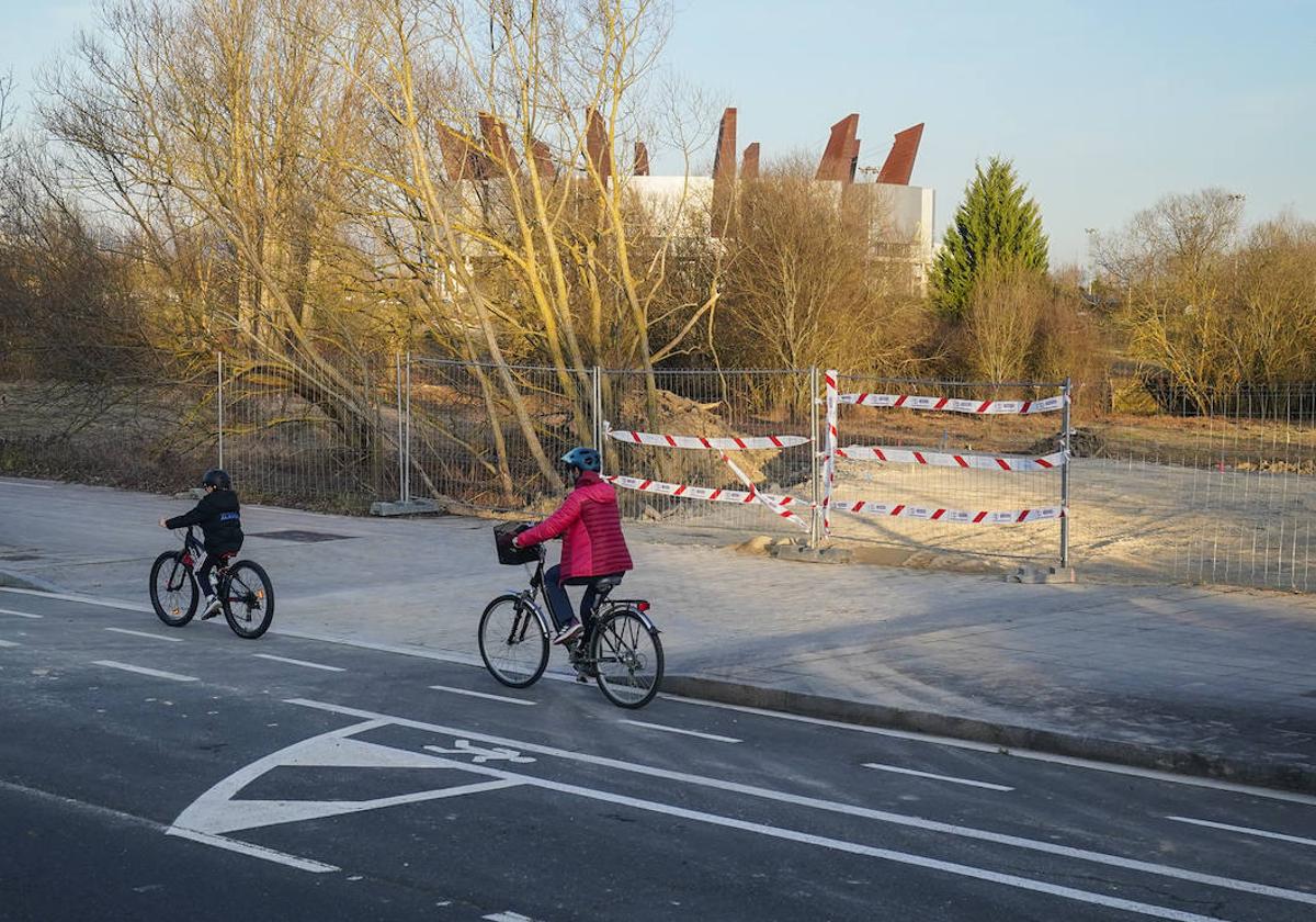 Suspenden las obras de acceso al complejo del Baskonia