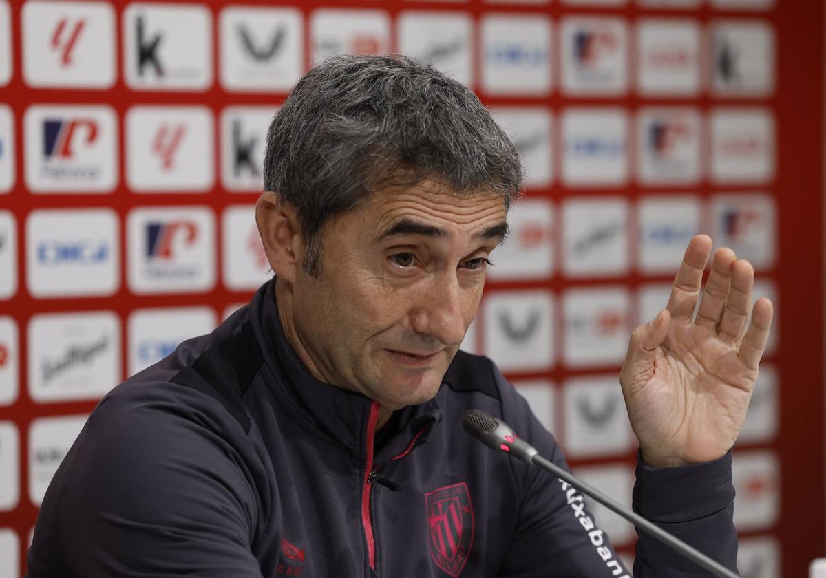 Ernesto Valverde espera hacer un gran partido en el Metropolitano.