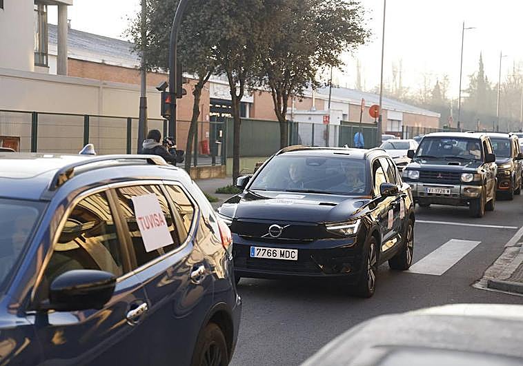 Estas son las calles afectadas por las caravanas de agricultores y conductores de Tuvisa