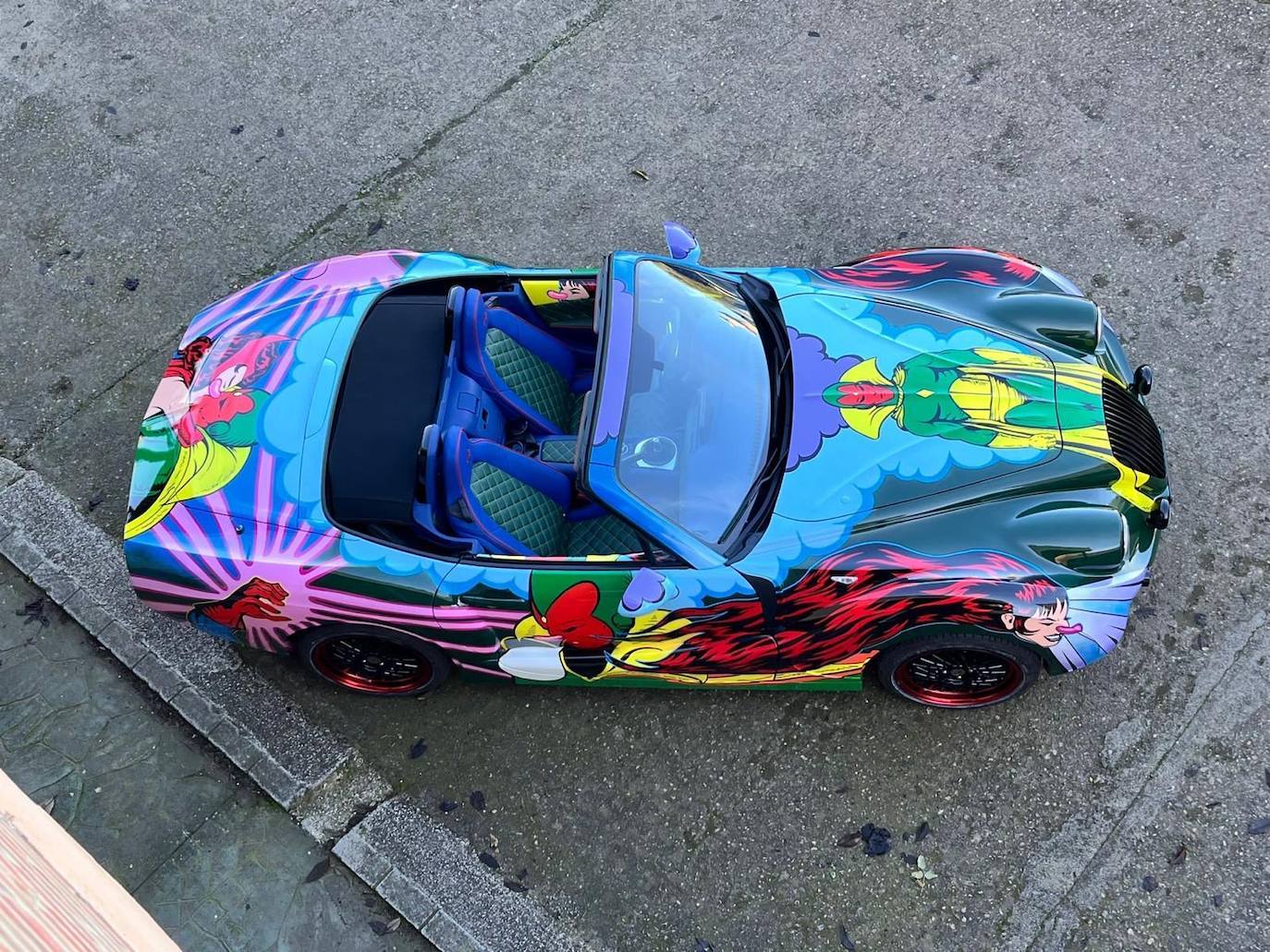 Un creador bilbaíno impulsa el primer &#039;coche-mural&#039; del mundo