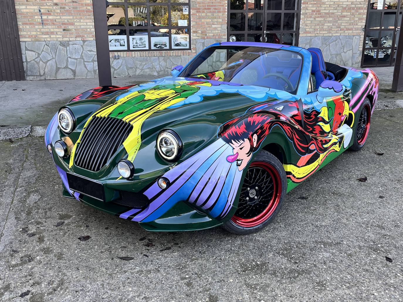 Un creador bilbaíno impulsa el primer &#039;coche-mural&#039; del mundo