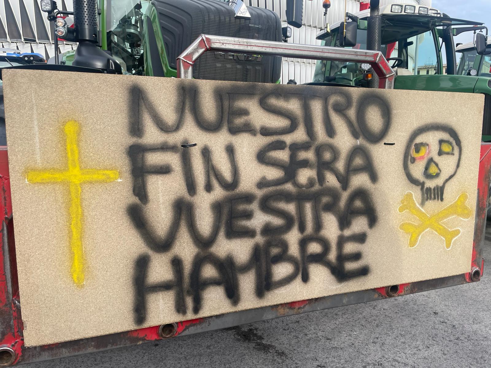 Bilbao recibe a la &#039;tractorada&#039;