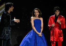 Ana Belén y 'Los Javis' arrancan la gala con una contundente condena a la violencia sexual: «En el cine también #Seacabó»