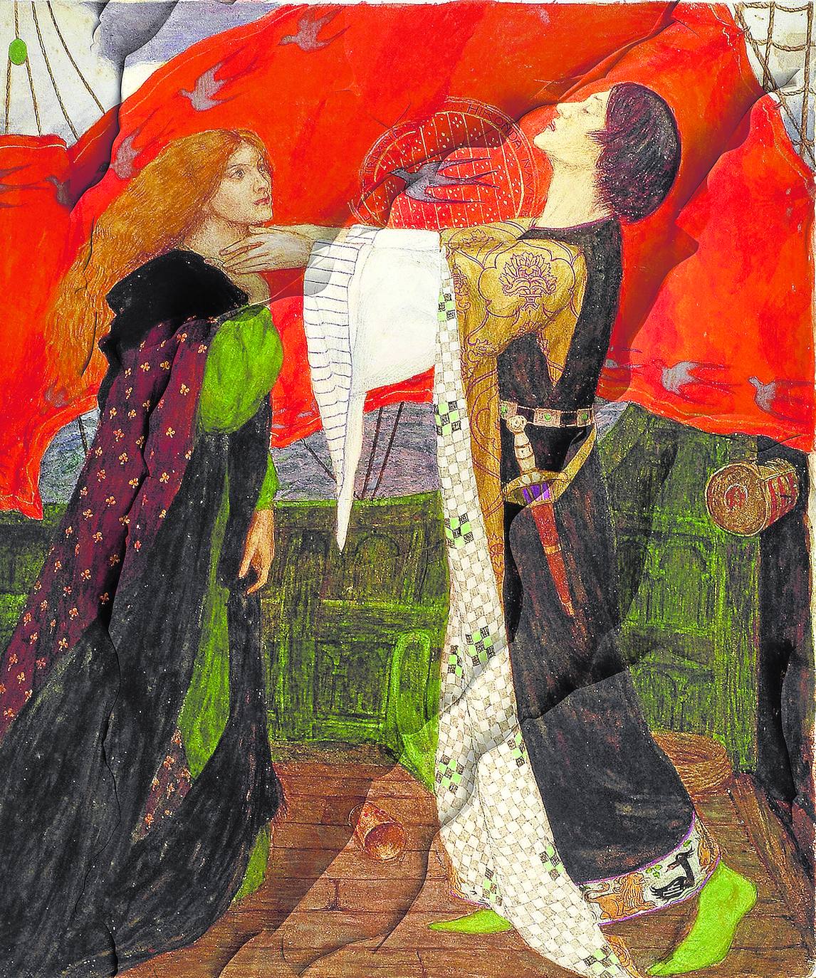 'Tistán e Isolda' (1904), de Maxwell Ashby Armfield.