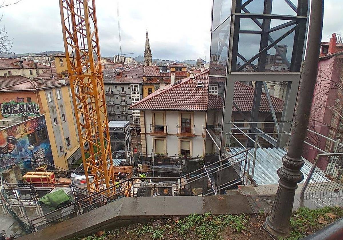 Bilbao completará con una nueva rampa la accesibilidad universal entre la calle Solokoetxe y los futuros ascensores