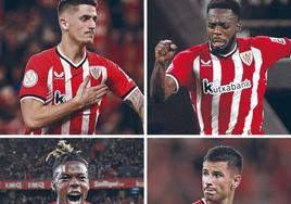 Los cuatro jugadores que generan dependencia en el Athletic.