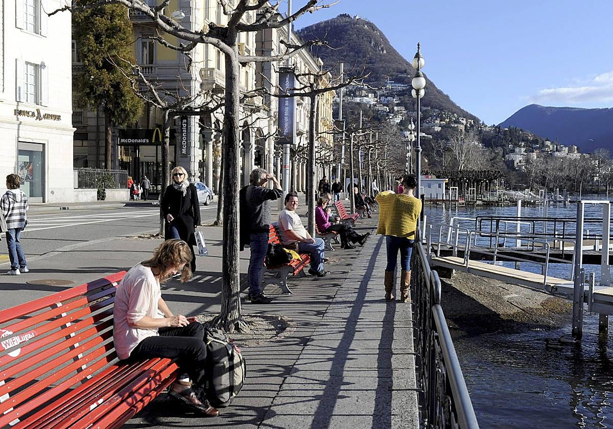 Foto de archivo de Lugano.