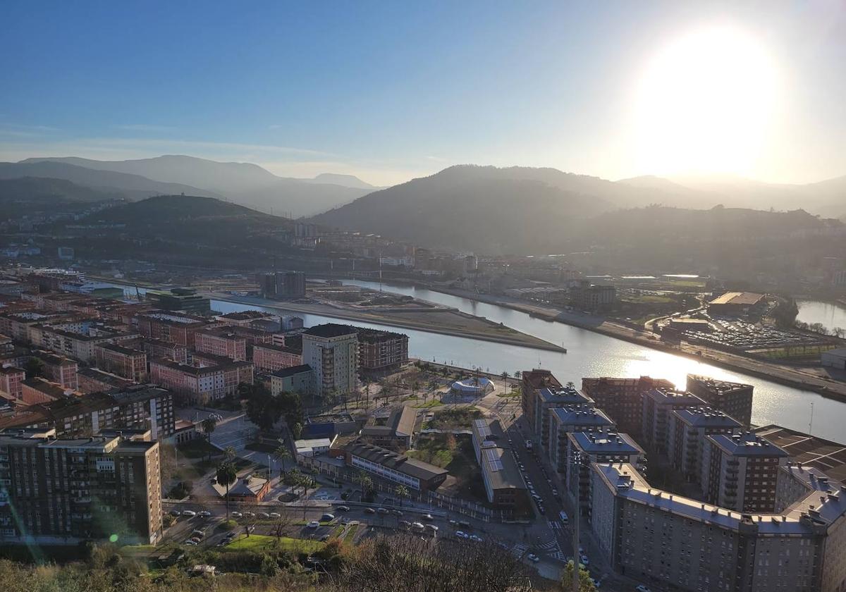 Vista de la Punta Norte de Zorrozaurre