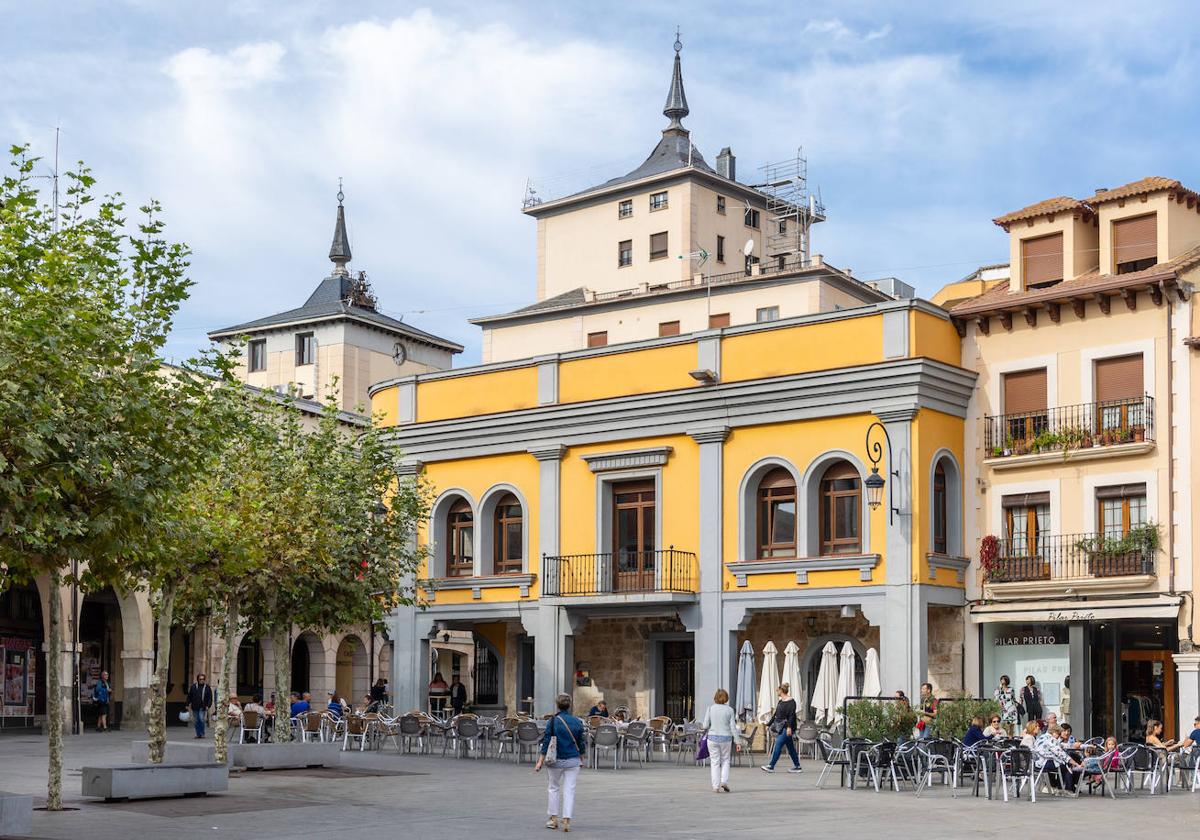 Plaza Mayor de Aranda de Duero.