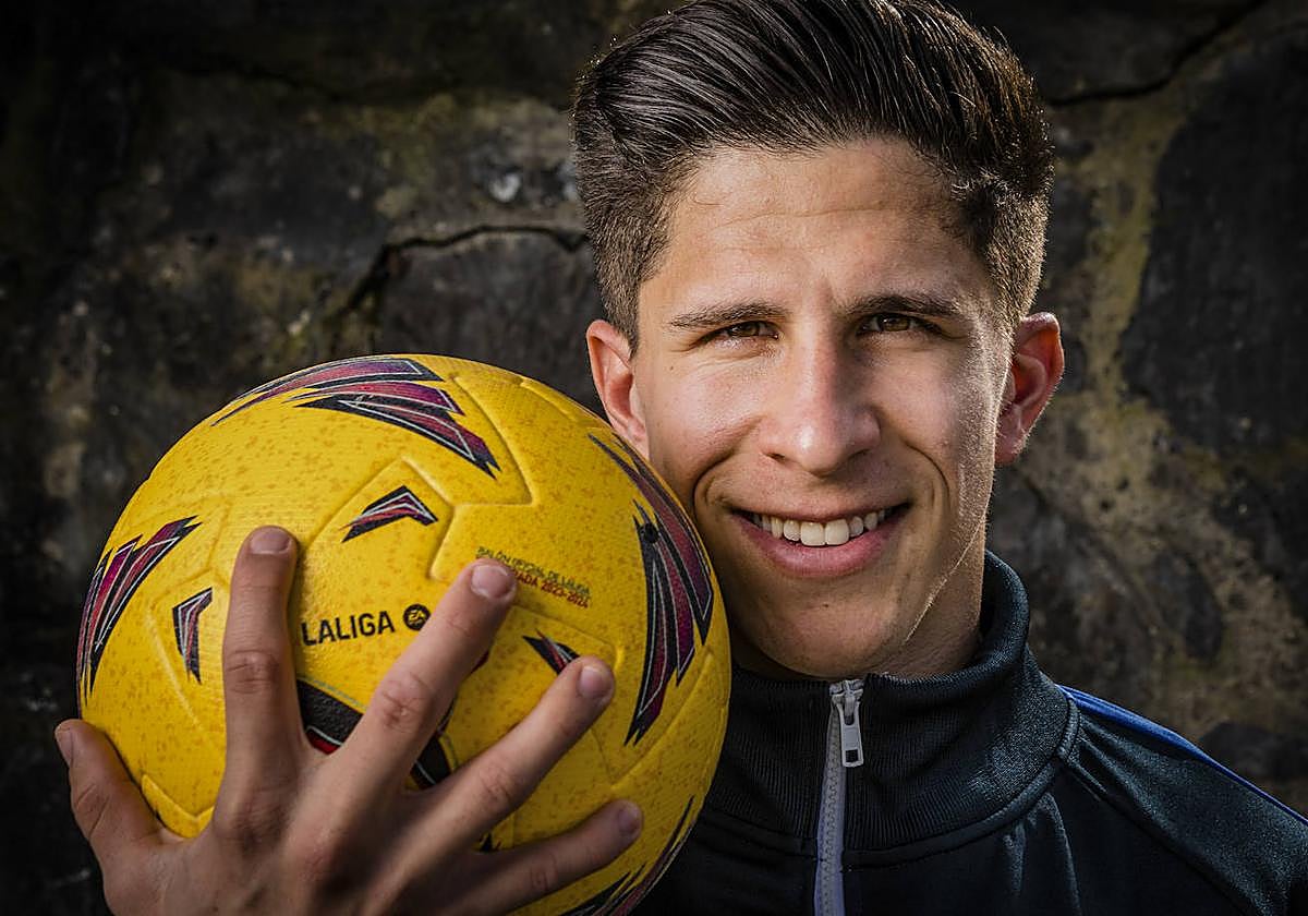 Simeone sonríe en las instalaciones de Ibaia.