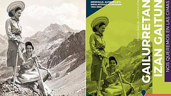 Pioneras del montañismo vasco